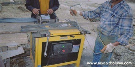 Bükme makinesi ile etriye yapma resim