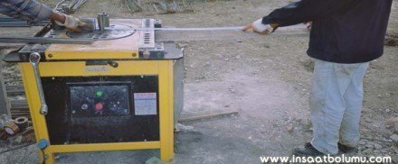 Bükme makinesi ile etriye yapma resim Bükme makinesi ile etriye yapma resim