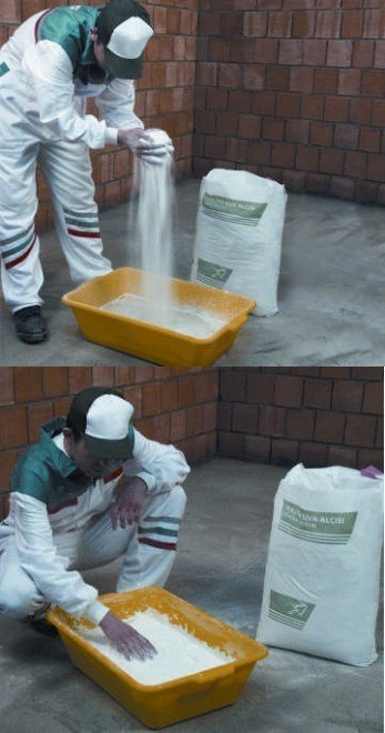 Yalıtım yapıştırıcı harcı resim