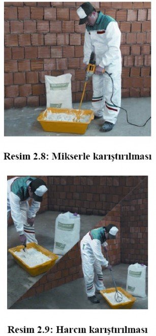Yalıtım yapıştırıcı harcı resim
